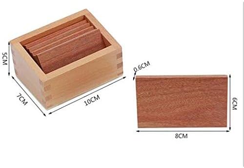 Adena Montessori Baric Tablets with Box Montessori Homeschooling Sensorial Materials for Toddlers