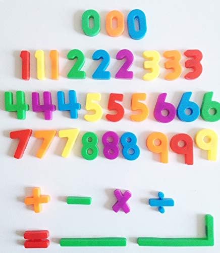 Kid’s Dry Erase Board and Magnet Set – 109 Piece Magnetic Letters, Numbers, and Symbols for Fun Educational Learning – Hanging Whiteboard for Home, Preschool, Kindergarten – by EduKids