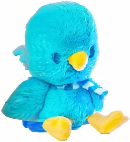 KIDS PREFERRED Harry Potter Ravenclaw Blue Raven Plush Stuffed Animal with Blue Stripped Scarf Hogwarts House Collectible for Babies, Toddlers, and Kids 6 Inches