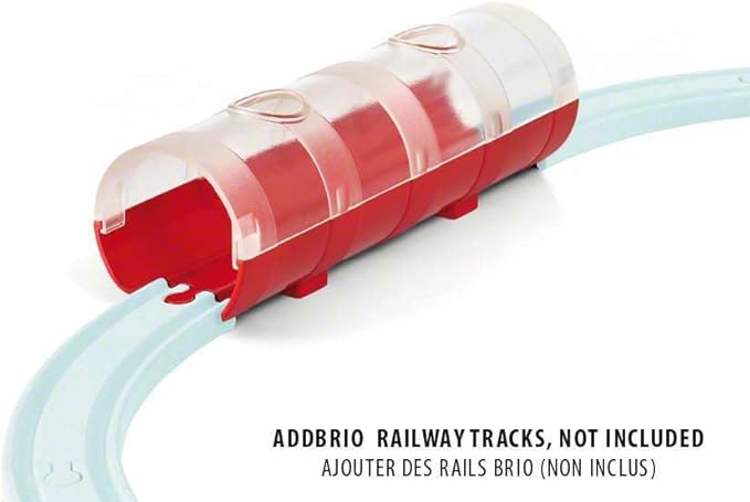 BRIO World 33892 - Classic Steam Train & Tunnel - 3 Piece Wooden Toy Train Set | Perfect for Kids Age 3 and Up | FSC-Certified Wood | Compatible with BRIO Sets