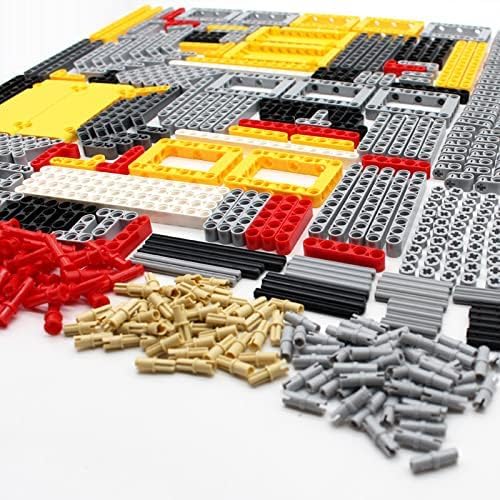 548PCS Liftarm Pins Connector Set for Technic Series Parts Compatible with Major Brand Technic Parts,DIY Assortment Pack(Liftarm,Pins,Axles,Connectors) for Technic Building Blocks Set