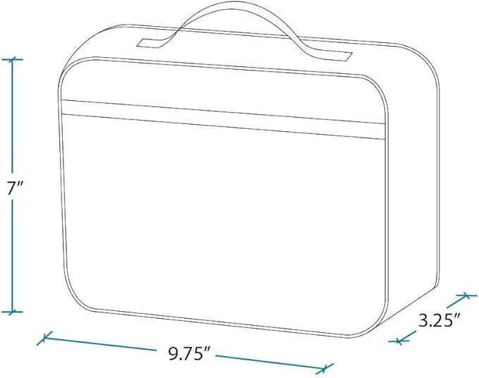 Wildkin Kids Insulated Lunch Box Bag for Boys & Girls, Reusable Kids Lunch Box is Perfect for Elementary, Ideal Size for Packing Hot or Cold Snacks for School & Travel Bento Bags (Zebra)