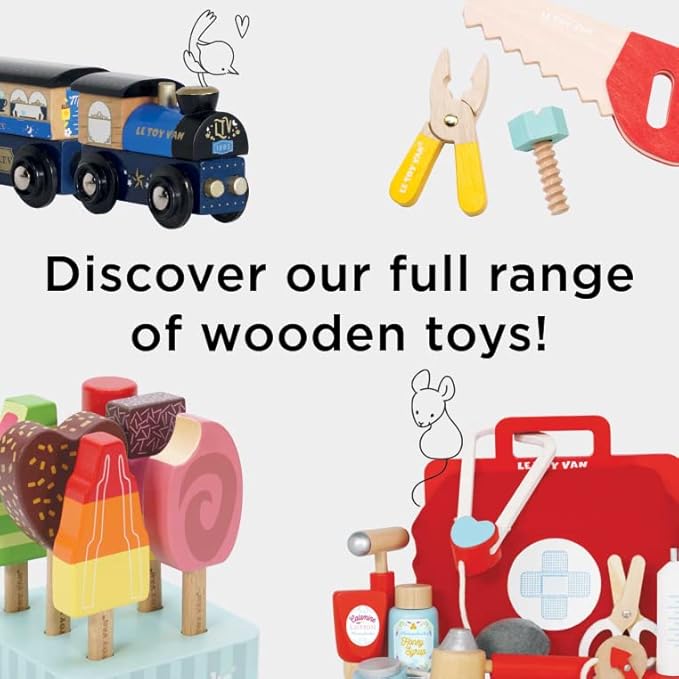 Le Toy Van Oxford Deluxe Toy Kitchen Premium Wooden Toys for Kids Ages 3 Years & Up, Oxford Deluxe Kitchen