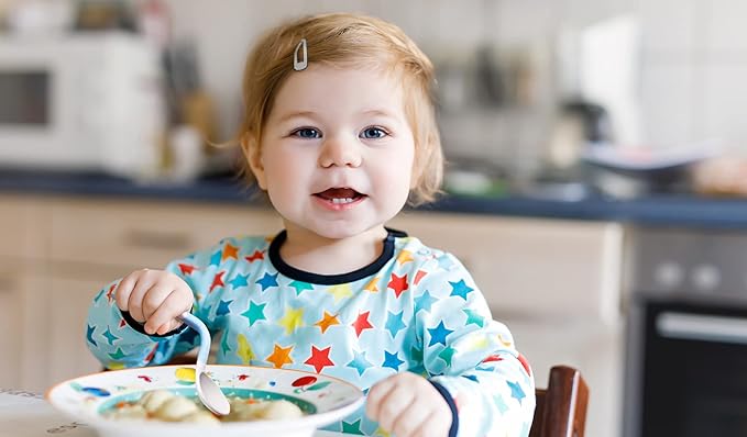 Bendable Baby and Toddler forks and spoons Utensils Silverware Set for Kids, 2 Sets (Pink/Pink) – Gum Friendly 2 Toddler Spoons and 2 Forks Self Feeding and Infant Baby Training and toddler silverware