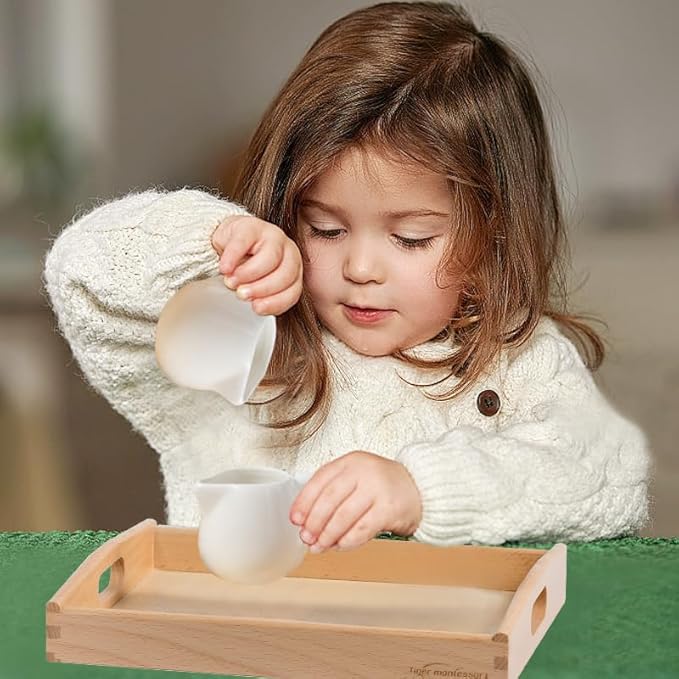 Adena Montessori Play Kit for 19-21 Months Baby,7 in 1 Learning Educational Toys for Toddler,Include Matching and Sliding Cylinder Chute,Dressing Frame and More,Christmas Birthday Gift for Boys Girl