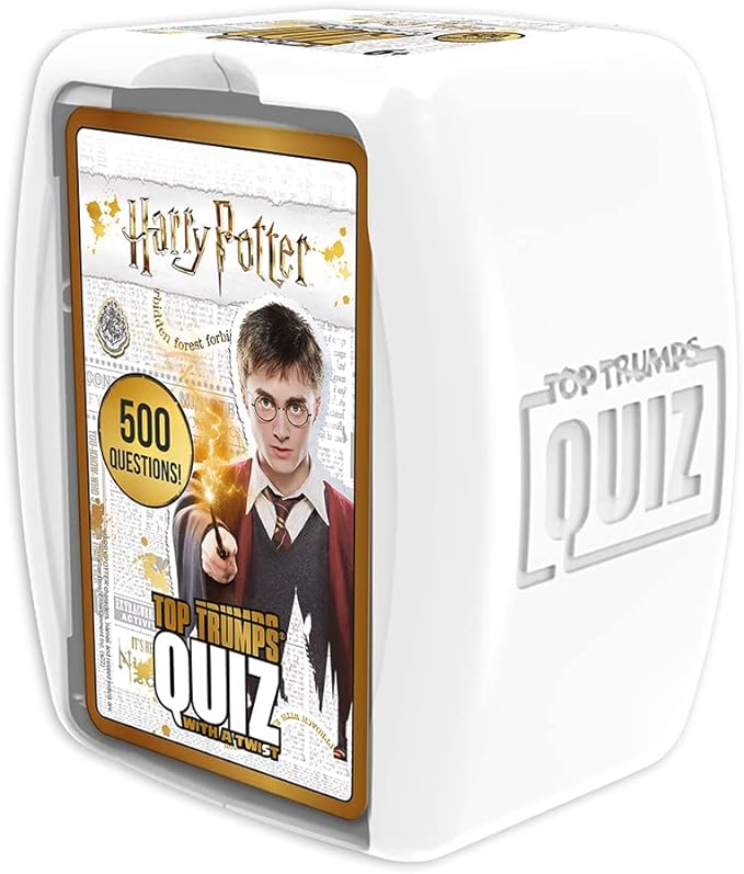 Top Trumps Harry Potter Trivia Game: Quiz Games - Trivia Quiz - Kids Games - Great Travel Games and Road Trip Games - Trivia Outdoor Games- Family Games for Kids and Adults 2+ players