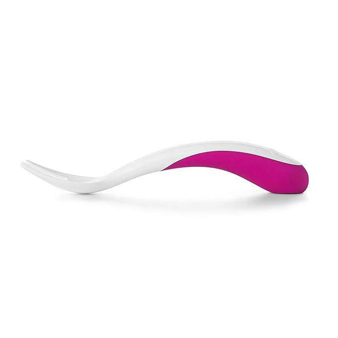 OXO Tot Plastic Fork & Spoon Set With Travel Case- Pink