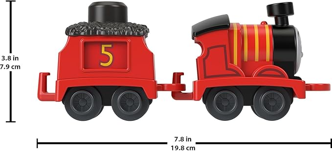 Thomas & Friends Toddler Toy My First Knapford Station Train Playset with Stack & Wobble Cargo for Kids Ages 18+ Months