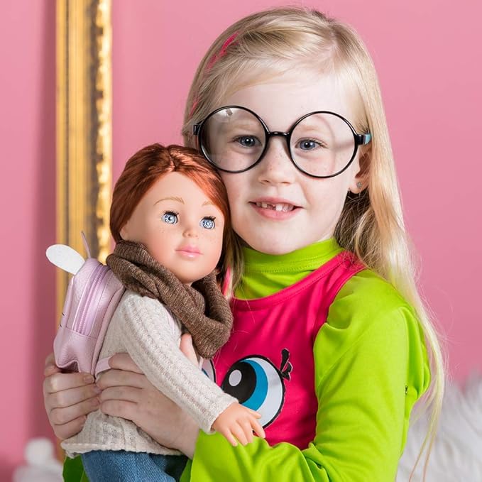 Adora Amazon Exclusive Sweet 18" Doll Collection Amazing Girls - Sweater Weather Sam in Fun Trendy Changeable Outfit, Birthday Gift For Ages 6+ - Sam