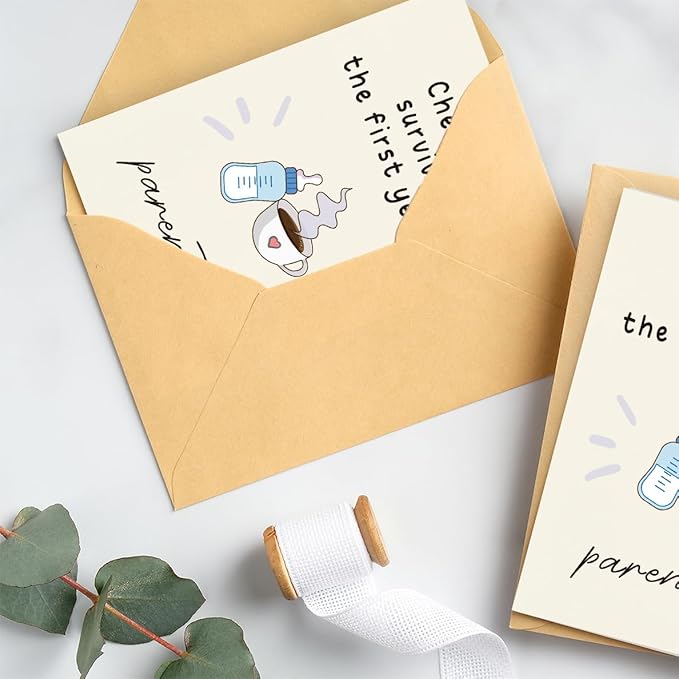 1st Birthday Card | First Birthday Card | 1st Birthday Gifts | 1 Year Old Birthday Card | 1st Birthday Card for Girl & Boy | First Birthday Card for Boy & Girl | 1st Birthday Decorations