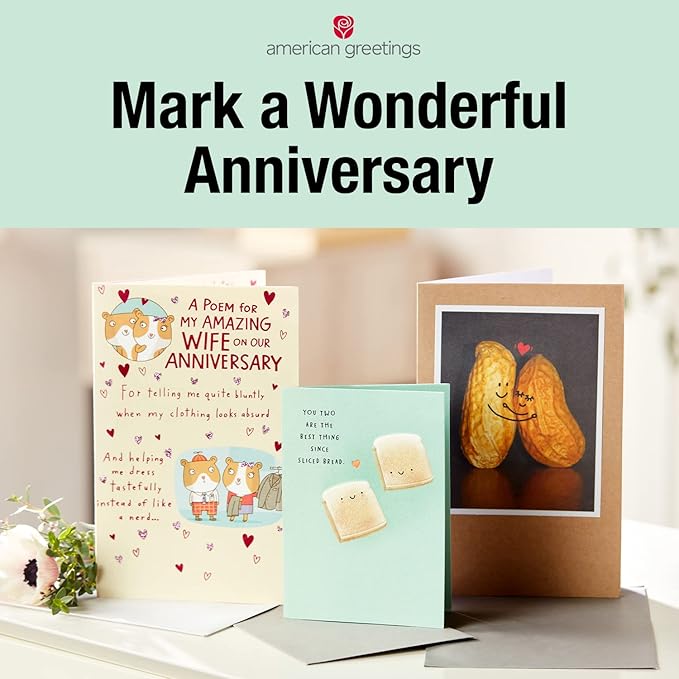 American Greetings Anniversary Card for Couple (Great People)