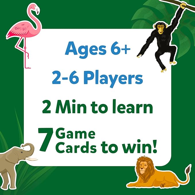 Skillmatics Card Game - Guess in 10 Animal Megapack, Perfect for Boys, Girls, Kids & Families Who Love Toys, Travel Games, Gifts for Ages 6, 7, 8, 9