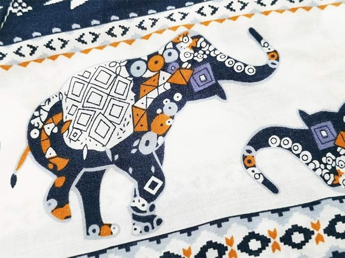 Baby Girls Boho Elephant Tops Harem Pants 2 Piece Outfits