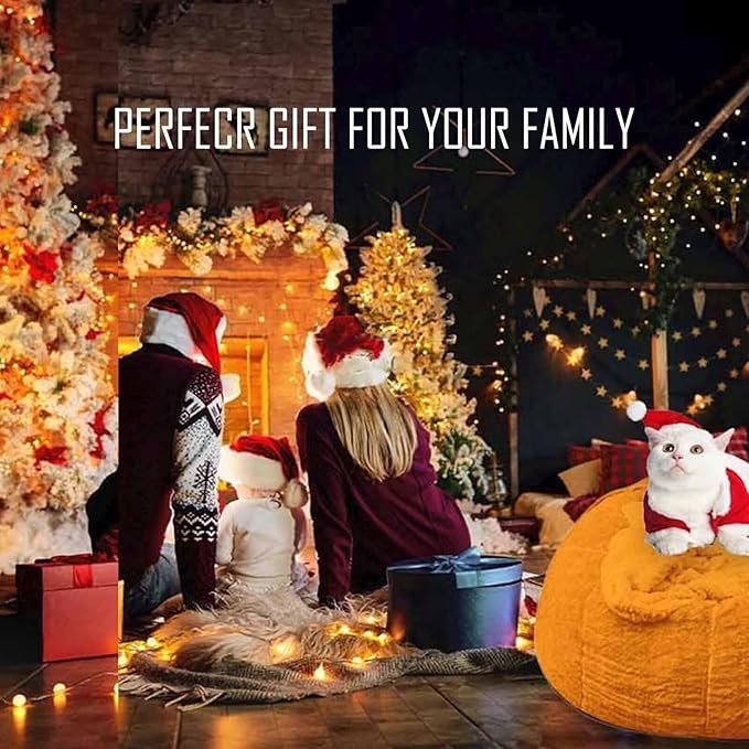 7FT Bean Bag Chair for Adults Kids No Filling Comfy Giant Living Room Chairs Gaint Bean Bag for Stuffed Animal Storage, Grey