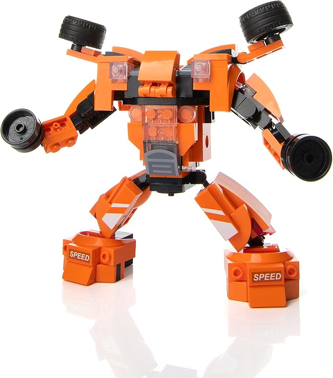 911 Racing Car Building Block Set (230 Pieces). Racing Car Building Blocks for Kids and Adults