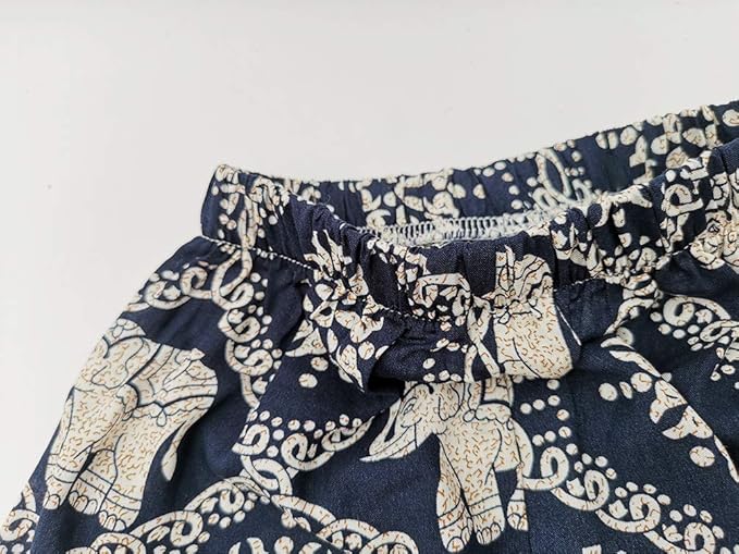 Baby Girls Boho Elephant Tops Harem Pants 2 Piece Outfits