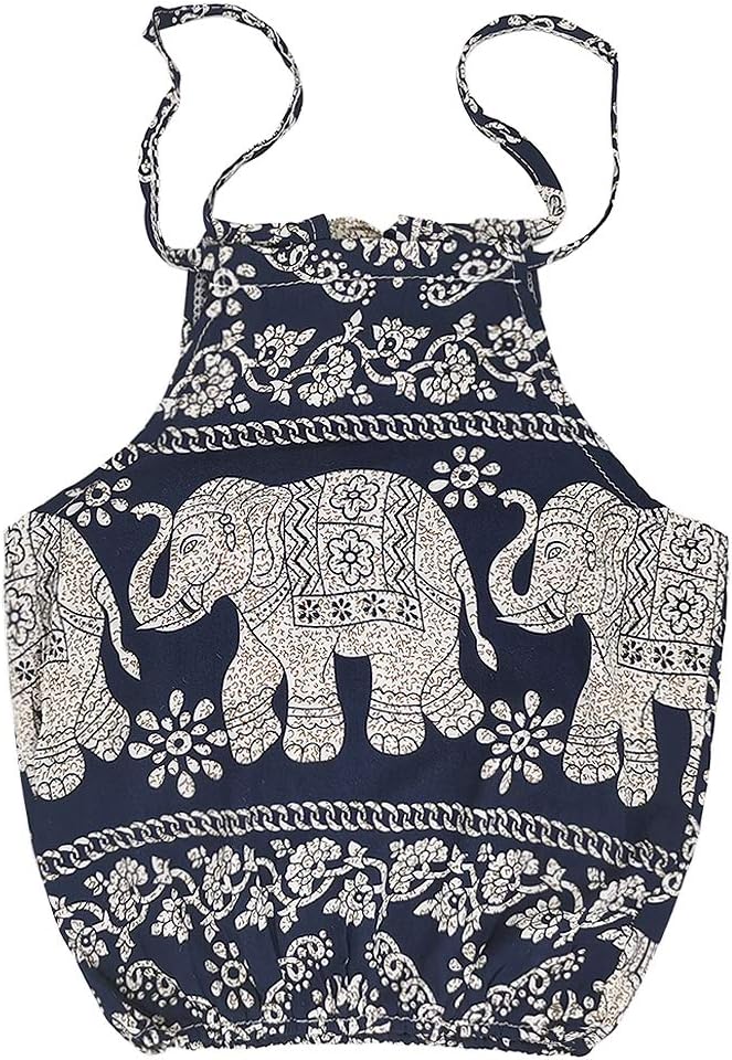 Baby Girls Boho Elephant Tops Harem Pants 2 Piece Outfits