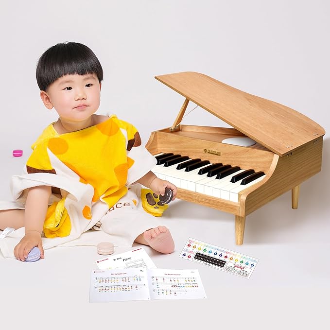 MUSICUBE 25 Keys Grand Digital Piano for Baby Toddler Kid Toy Mini Piano for Baby Educational Musical Toys Gift for Boys Girls Ages 3+