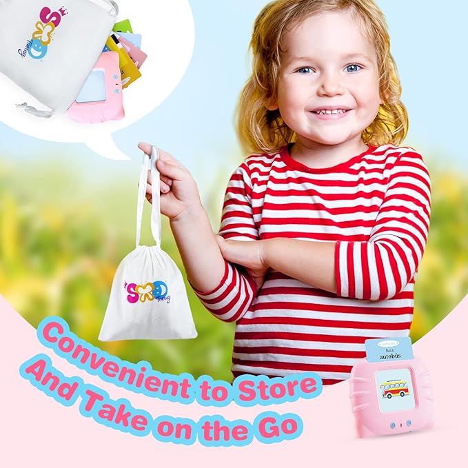 161 Cards Spanish Flash Cards for Kids,Bilingual Flash Cards for Toddler/Beginning - ABC,Numbers,Colors,Shapes Español/English Talking Flash Cards for Preschool,Kindergarten,Ages 1-8