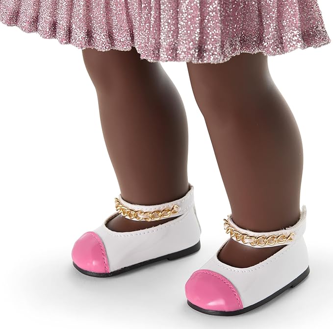 American Girl Truly Me 18-inch Doll Celebrity Chic Outfit with Jacket, Top, Skirt, Flats, and Ankle Straps, for Ages 6+