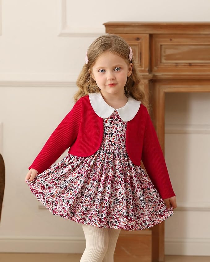 Mioglrie Toddler Baby Girl Dress Fall Winter Outfits Coat Baby Girls Dresses 6 9 12 18 24 Months 2t 3t Girl Clothes