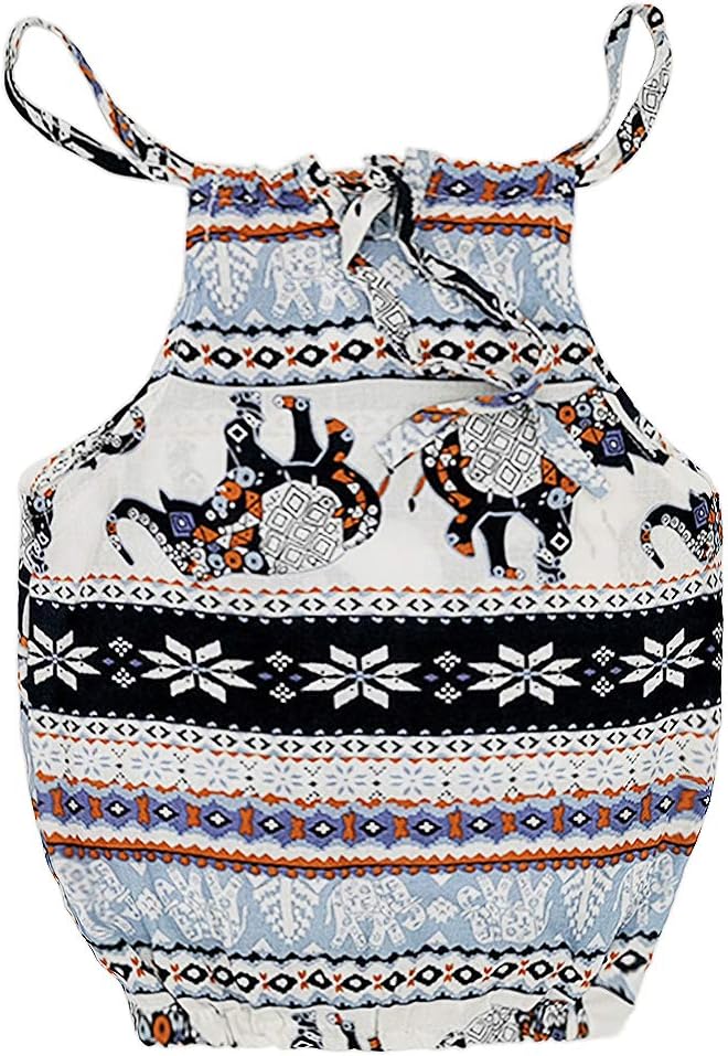 Baby Girls Boho Elephant Tops Harem Pants 2 Piece Outfits