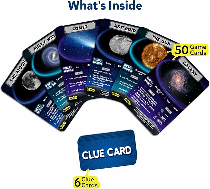 Skillmatics Card Game - Guess in 10 NASA Space, Perfect for Boys, Girls, Kids & Families Who Love Educational Toys, Travel Games, Gifts for Ages 8, 9, 10 and Up