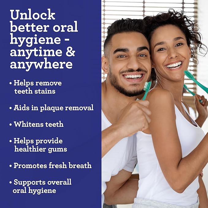 GuruNanda Folding Toothbrush with Built-in Cover, Perfect for Travel, Hiking & Camping, Compact & Portable, On-The-go Toothbrush with Soft Bristles & Ergonomic Handle, for Adults & Kids (1 Count)