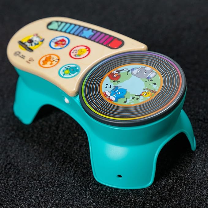Baby Einstein + Hape DJ Discovery Musical Toy Turntable, Ages 6 Months and Up
