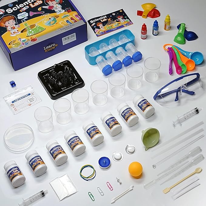 Kids Science Kit STEM Toys - Science Kits for Kids Age 6-8-12, 36 Science Lab Experiments Educational Games, 60+ PCS Science Toys for Kids, Christmas, Birthday Gift for 6-12 Year Old Boys & Girls