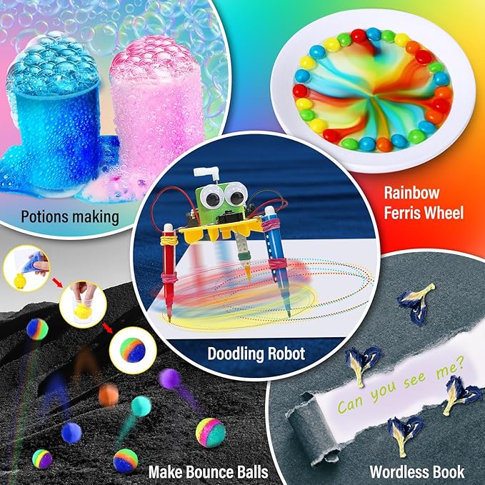 150 Experiments Science Kits for Kids, Chemistry Set, S.T.E.M Projects Scientific Toys Birthday Gifts Idea for Boys Girls Educational Scientist Kit