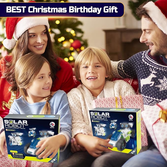 STEM Robot Toys for Kids Ages 8-12, Science Kits for 8-14 Year Old Teen Boys Girls, Experiments Robots Gifts for Teenage Ages 8 9 10 11 12