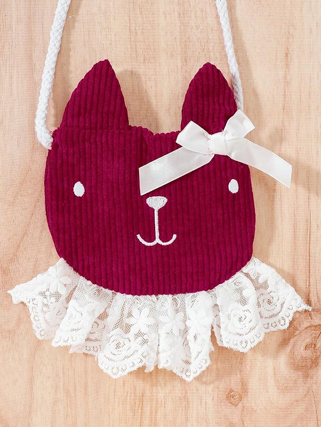 Mioglrie Toddler Baby Girl Dress 2T 3T 6 12 18 24 Months Fall Winter Clothes Outfits Dresses with Cute Satchel for Baby