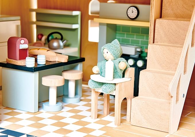 Tender Leaf Toys - Dovetail Dollhouse Accessories - Detailed Wooden Furniture Sets and Room Decor - Encourage Creative and Imaginative Fun Play for Children - Age 3+