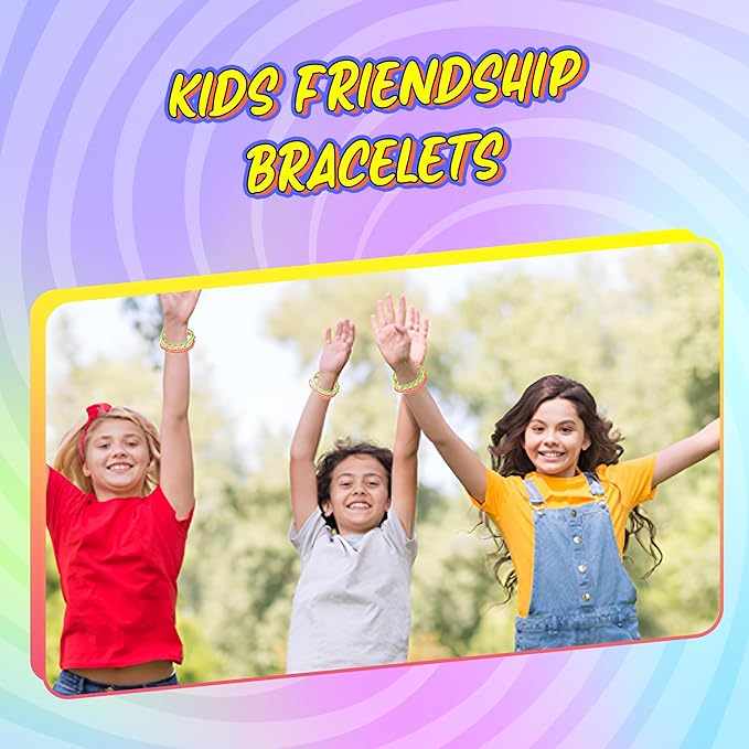 Bedwina Friendship Bracelets For Kids - (Pack of 144) Neon Adjustable Woven Rope Friendship Bracelets Bulk For Girls And Boys - Classroom Prizes For Kids Birthday Party Favors & Goodie Bag Stuffers