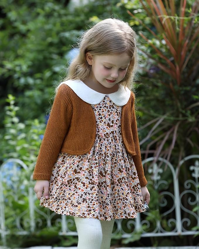 Mioglrie Toddler Baby Girl Dress Fall Winter Outfits Coat Baby Girls Dresses 6 9 12 18 24 Months 2t 3t Girl Clothes