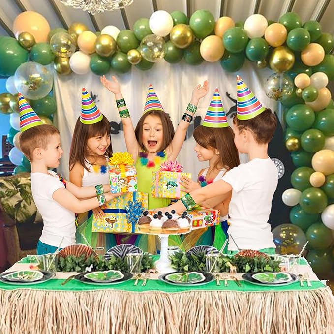 86PCS Reptile Party Favors 50PCS Reptile Stickers 36PCS Reptile Slap Bracelets Alligator Lizard Gecko Snake Turtle Snap Bracelet Reptile Stickers for Kids Reptile Party Supplies Decorations Gifts