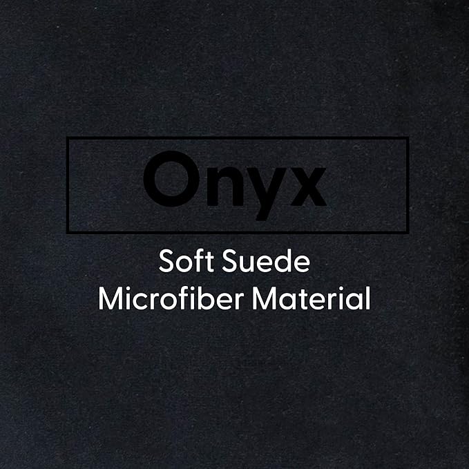FDP 30" Soft Velvety Bean Bag Chair, Furniture for Kids and Teens, Perfect for Reading, Playing Video Games or Relaxing - Onyx