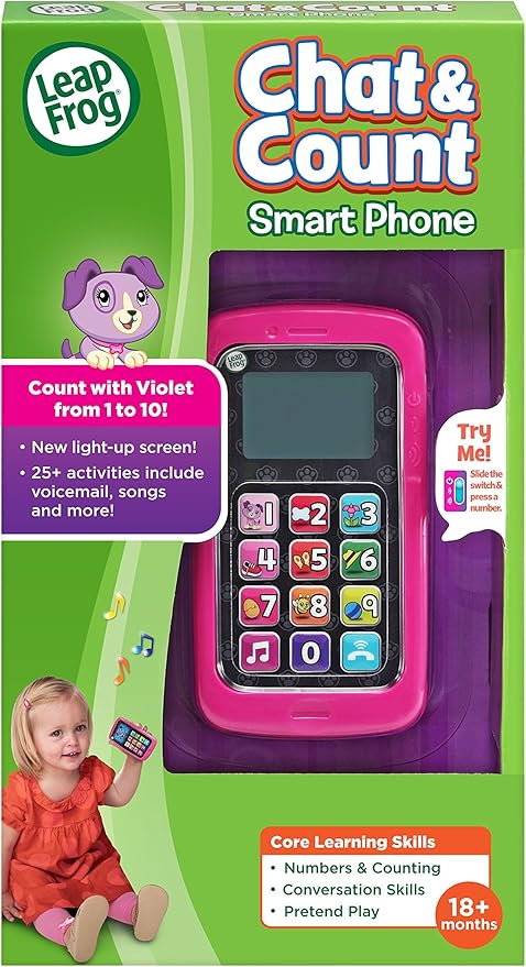 LeapFrog Chat And Count Smart Phone, Violet