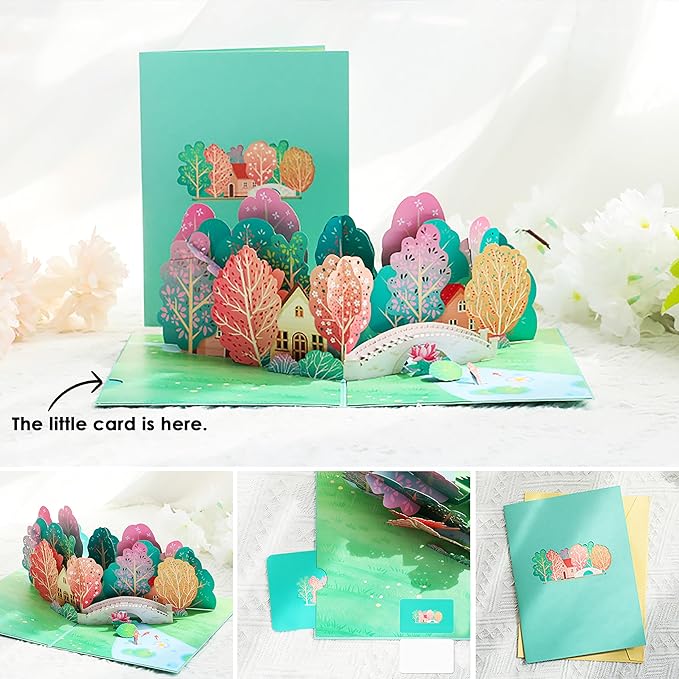 Alizdd Micro Building Blocks Sets,A-Frame Lakeside Cabin House Architecture and Flowers Garden Building Kit for Adults,Cute Toy Building Sets Model,Creative Mini Bricks Gift for Kids 14+,2688 PCS