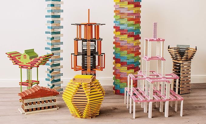 Tegu 120 Piece Perfect Blocks Building Set, Rainbow (Amazon Exclusive)