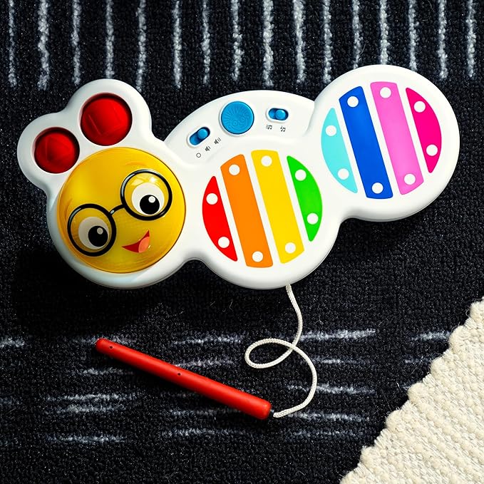 Baby Einstein Cals Curious Keys Xylophone Musical Toy, with Music and Lights - Age 12+ Months