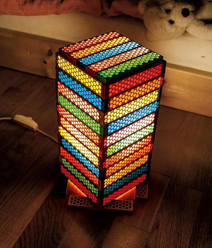 Tegu 120 Piece Perfect Blocks Building Set, Rainbow (Amazon Exclusive)