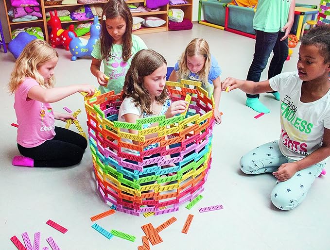 Tegu 120 Piece Perfect Blocks Building Set, Rainbow (Amazon Exclusive)