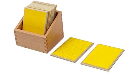 Adena Montessori Touch Tablets - Inspire Sensorial Education and Texture Recognition Sensory Learning and Fine Motor Skills