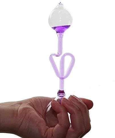 4Pcs Colorful Office Thinking Hand Boiler, Glass Science Energy Transfer, Children Science Experiment, Love Birds Color Meter Hand Boiler,Thermometer Spiral Glass Science Energy Museum Toy Gifts