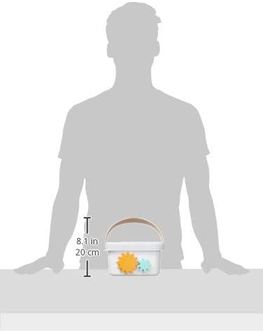 Amazon Basics Wooden Shape Sorter and Rainbow Stacker Classic Baby Toy Set-Sorting Play For Infants Age 12M+, Medium, Multicolor