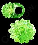 24-Pack - LED Light Up Jelly Bumpy Rings - Fun and Colorful Bulk Pack Party Favors