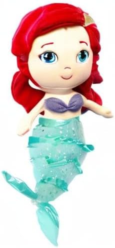 KIDS PREFERRED Disney Baby - Ariel 12" Plush Doll with Musical Sounds - The Little Mermaid Collectable Stuffed Animal for Babies, Toddlers and Kids