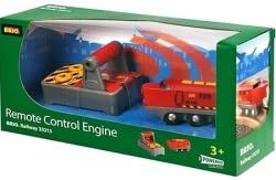 BRIO World 33213 - Remote Control Train Set | Wooden Toy for Kids | Enhances Logical Thinking | Compatible Railway Toys | Ideal for Ages 3 and Up
